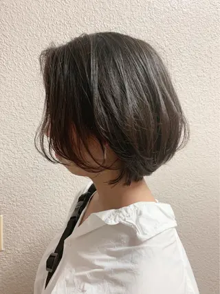 ショート カラー ケアカラー×髪質改善 🌙OKUBO🌙のヘアスタイル