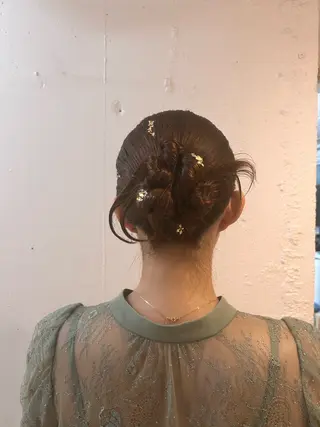 ヘアアレンジ アレンジ/艶髪/ 艶カラー/koumeのヘアスタイル