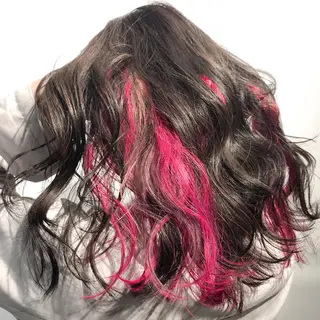 ミディアム カラー レイヤーカット 川田くるみのヘアスタイル