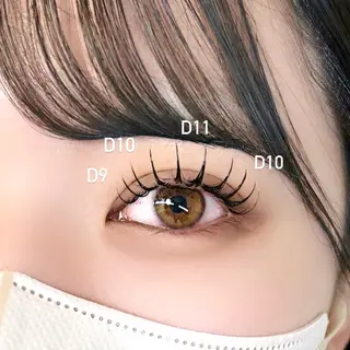 マツエク・マツパ chisato 【nuit.】のマツエク・マツパデザイン