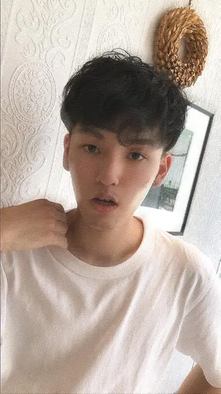 ショート パーマ メンズ 🍀富久 永梨🧸のヘアスタイル