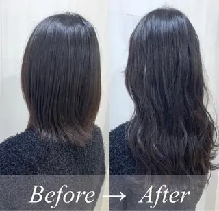 ロング 梶 久菜乃のヘアスタイル