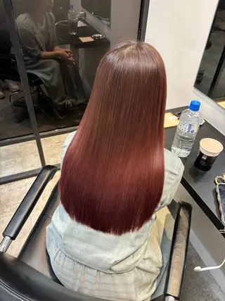 ロング 髪質改善♡ 保坂汐音のヘアスタイル