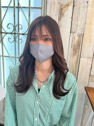 ロング カラー 髪質改善☆ 縮毛矯正miyuのヘアスタイル