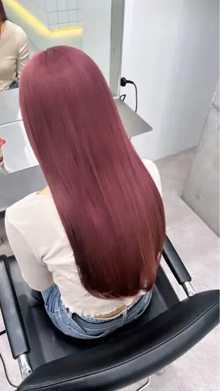 ロング カラー 盛れるカット🤍 🎀モモ🎀のヘアスタイル