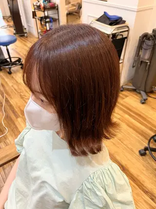 ミディアム カラー 🐰ハイトーンカラー 畠山 渡🐰のヘアスタイル