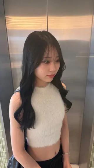 ロング RUKA👱🏻 メンズカットパーマのヘアスタイル