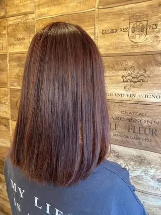 ミディアム カラー な つのヘアスタイル