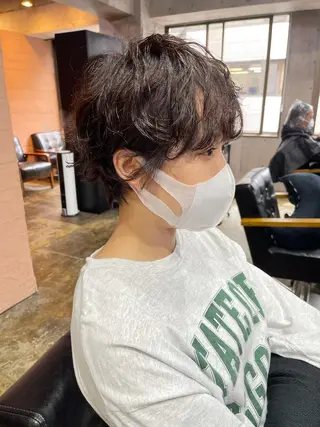 ショート 早瀬裕之 パーマのヘアスタイル