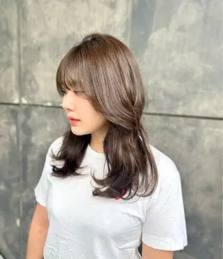 セミロング カラー 💘大人可愛く💘 Natsuki❥❥❥のヘアスタイル