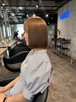 ショート カラー 【縮毛矯正ブリーチ】 MANATO🌈のヘアスタイル