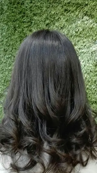 ミディアム カラー パーマ マツエク・マツパ ネイル キッズ メンズ ヘアアレンジ MEGUMI megumiのヘアスタイル