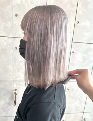 ミディアム カラー 🌈インナーカラー ‘ショウマ’🌈のヘアスタイル