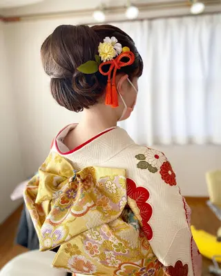 ヘアアレンジ 荒木 ひろかのヘアスタイル