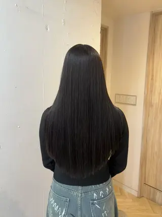 ロング パーマ 艶カラー/縮毛矯正/ アレンジ/akaneのヘアスタイル