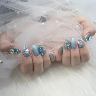 ネイル パーツ全部¥110 サロンミミのネイルデザイン