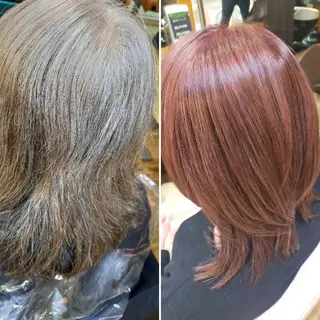 カラー 山木 裕子のヘアスタイル