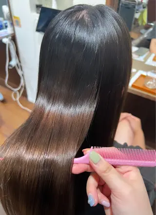 ロング suzu☺︎ 髪質改善/ストレートのヘアスタイル