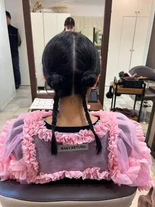 セミロング ヘアアレンジ 脇野 真琴のヘアスタイル