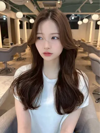 ロング mo moのヘアスタイル