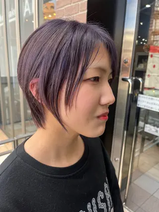 ショート カラー 久木原 ゆりのヘアスタイル