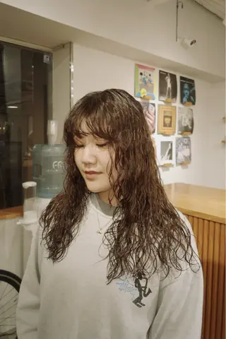 パーマ AOI✖️ BY MY SIDEのヘアスタイル