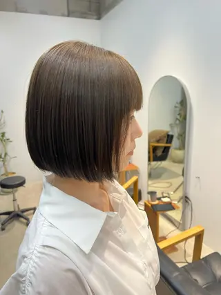ショート カラー 谷町/Le'a /竹原しおなのヘアスタイル