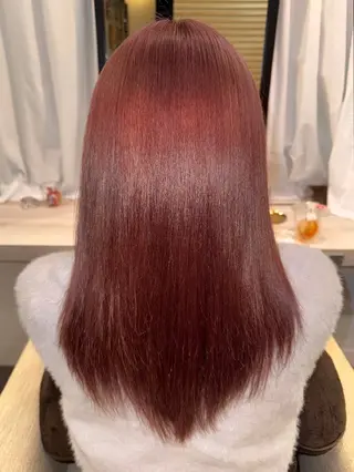 ロング カラー 山田 もものヘアスタイル