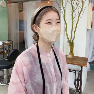 ミディアム スギヤマ ショウゴのヘアスタイル