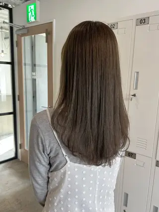 セミロング カラー 中目黒🌼 🌼ハナのヘアスタイル