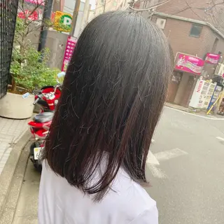 ミディアム 髪質改善特化 安東駿介のヘアスタイル