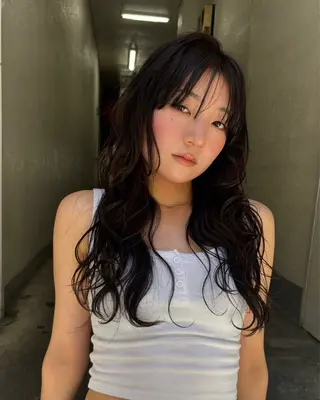 ロング カラー ココロ♩ハイトーン/ 暖色  大名のヘアスタイル