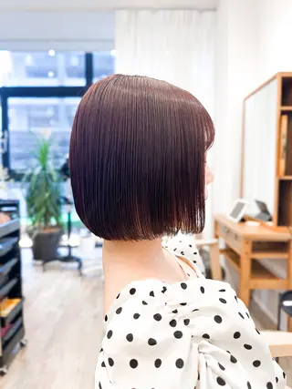 ショート パーマ ブリーチカラー🔥 パーマ【佐々木凌平】のヘアスタイル