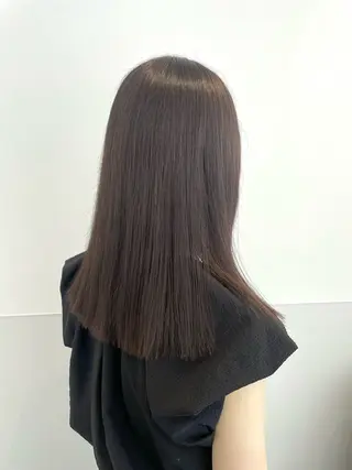 セミロング カラー GPIP 近藤沙樹のヘアスタイル