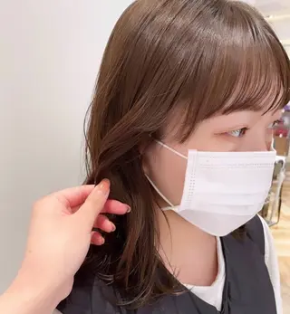 ミディアム カラー K-two谷町❄️ hinaのヘアスタイル