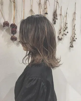 ミディアム 【髪質改善】ena 縮毛矯正/落合/新宿のヘアスタイル