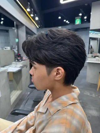 パーマ メンズ fifth 丸山太誠のヘアスタイル