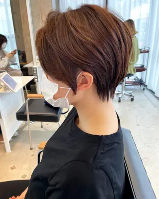 ショート カラー 【ショートカット 美髪矯正】今井隆太のヘアスタイル