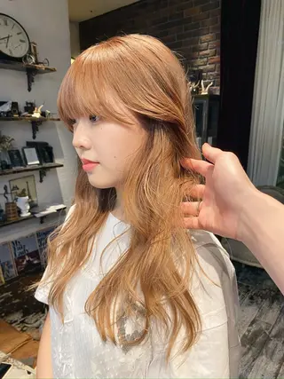 カラー rikuto カット/パーマのヘアスタイル