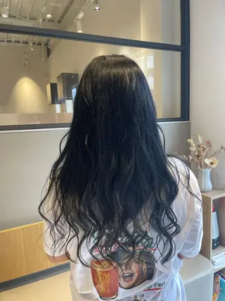 セミロング カラー 城間 晴人のヘアスタイル
