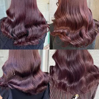 セミロング カラー 大人っぽ♡上品な暖色 ♡ブリーチなし♡のヘアスタイル