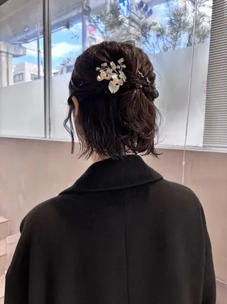 ヘアアレンジ 透明感カラー/set /hana🍀🪽‪のヘアスタイル