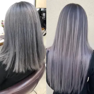 カラー ダブルスキルエクステ /羽エクステ白石宇由のヘアスタイル