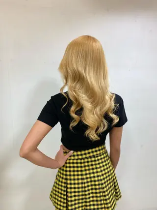 セミロング カラー ヘアアレンジ メンズ キッズ ネイル マツエク・マツパ アイブロウ 🧡可愛い色落ち🧡 ハイトーン特化🧡のヘアスタイル