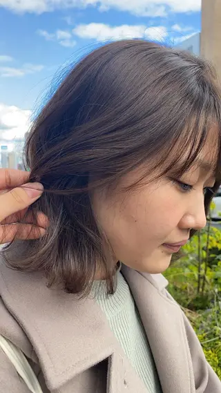 ミディアム 壁谷  加保理のヘアスタイル