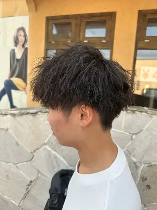 パーマ メンズ WEST✂︎AKI HIRO✂︎大和高田のヘアスタイル