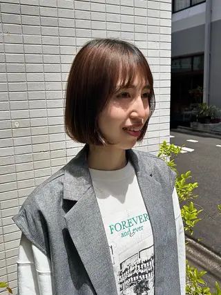 ショート 佐藤 優里奈のヘアスタイル