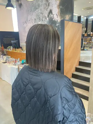 ミディアム テラダ ユウシン西金沢のヘアスタイル
