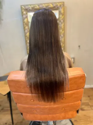 ロング ⚪️髪質改善 縮毛 店長 コウ⚪️のヘアスタイル