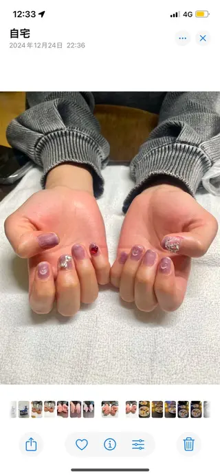 ネイル 菊池 菜月のヘアスタイル